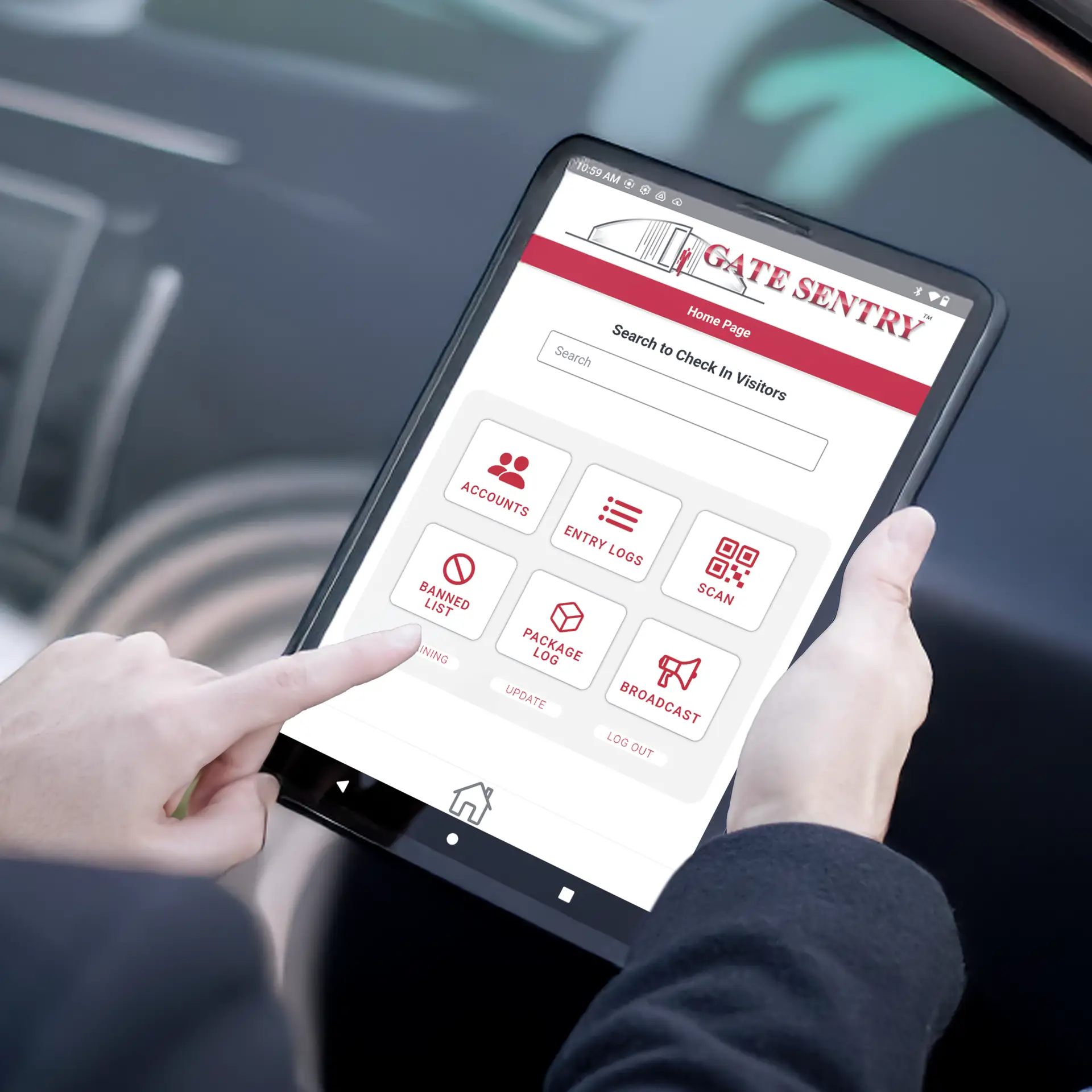 Security tablet