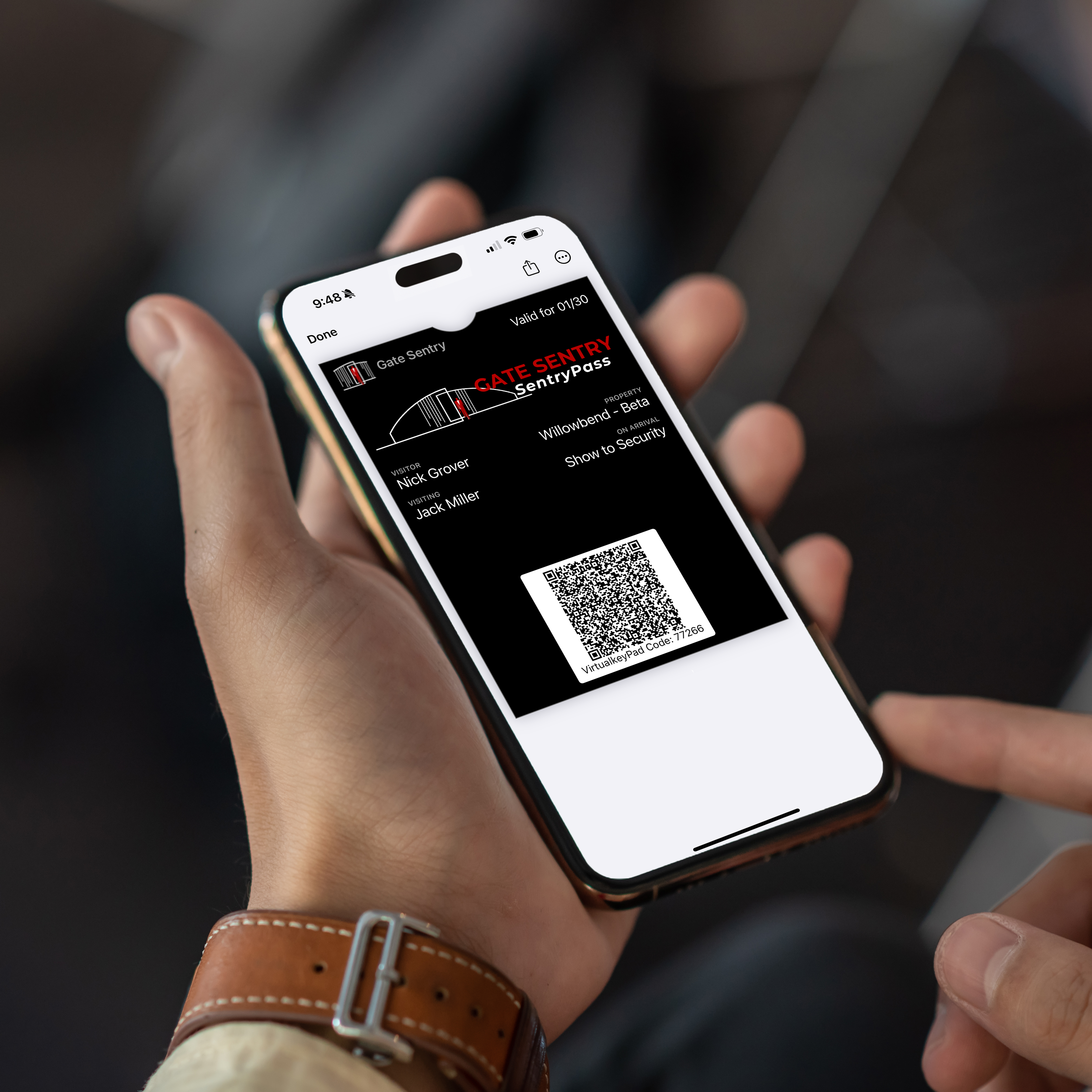 SentryPass mobile access pass
