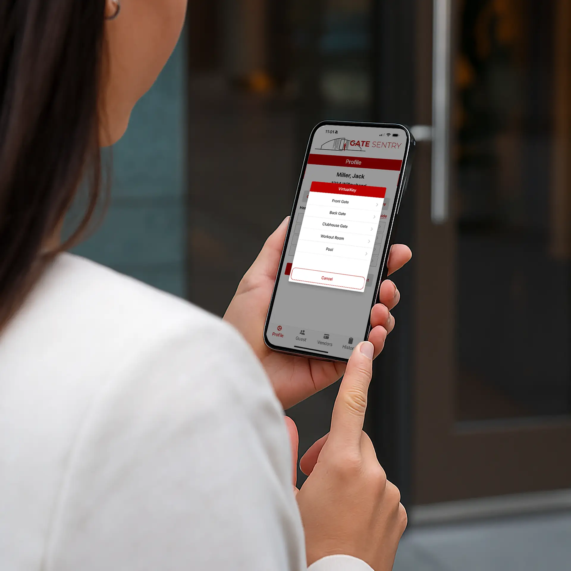 Condo Residents Using Mobile Access Control