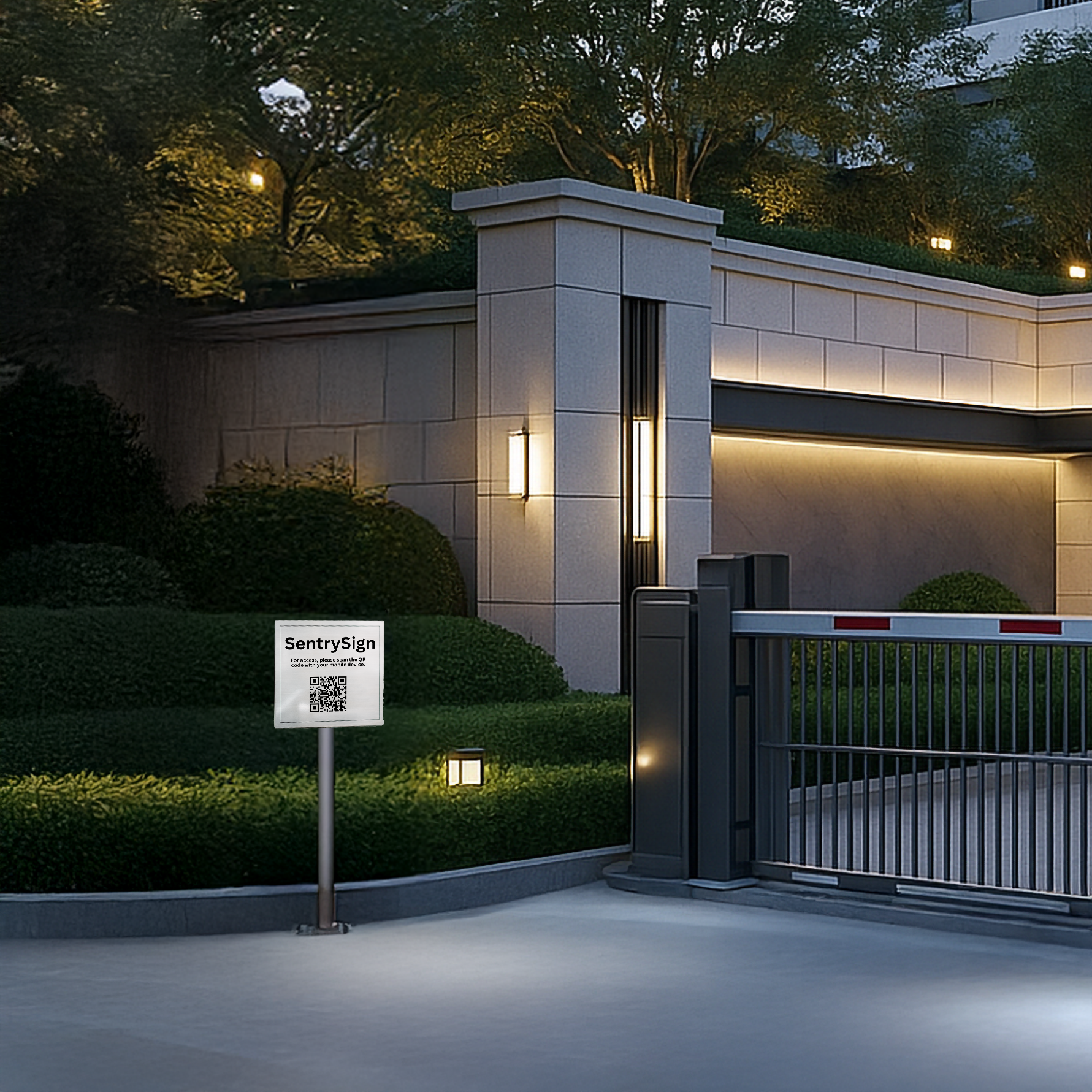 Digital kiosk for secure building entry