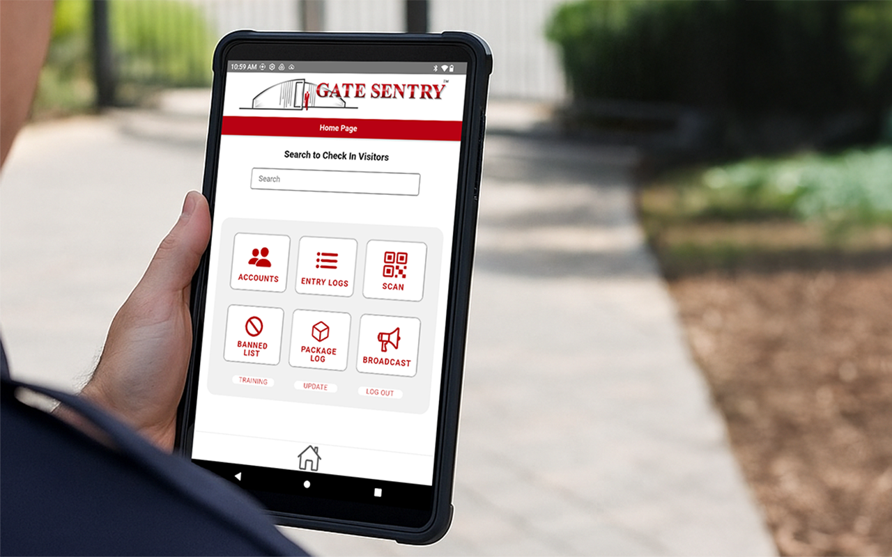 Tablet-based security system