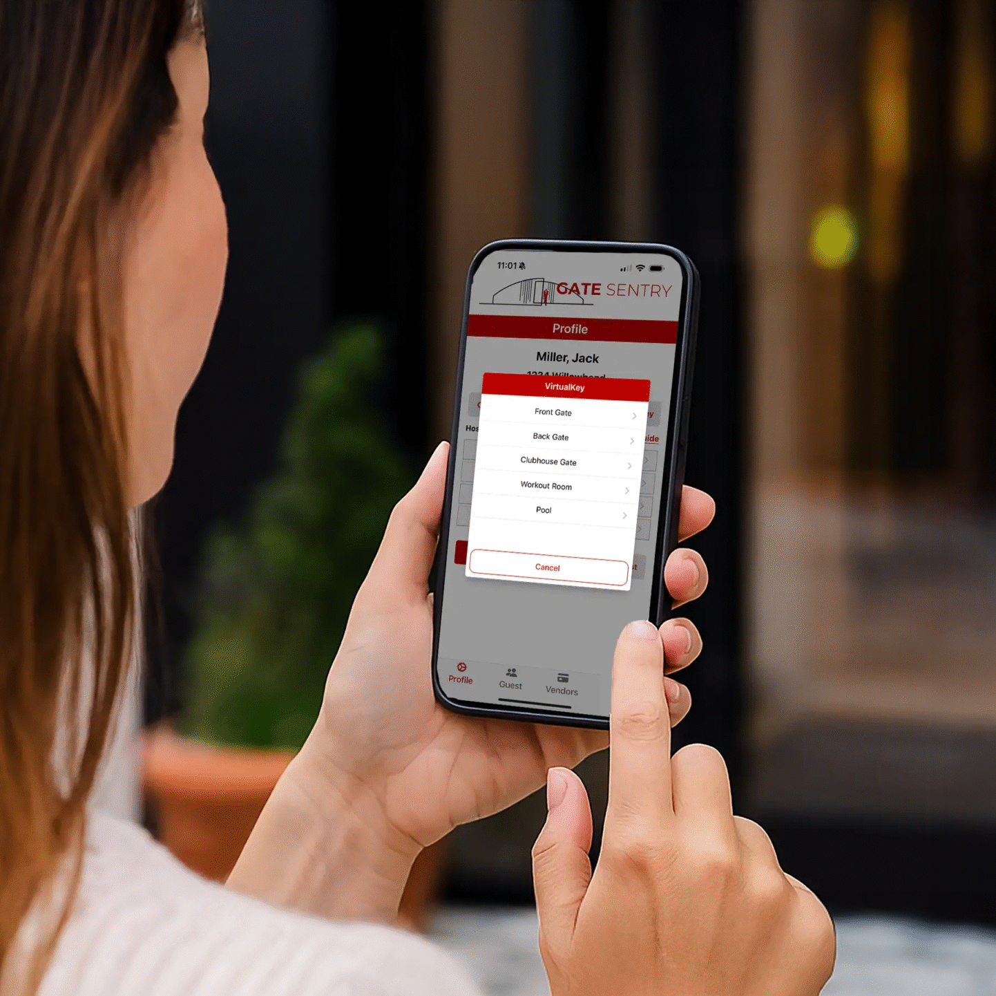 Digital Pass for Apartment Guest Entry