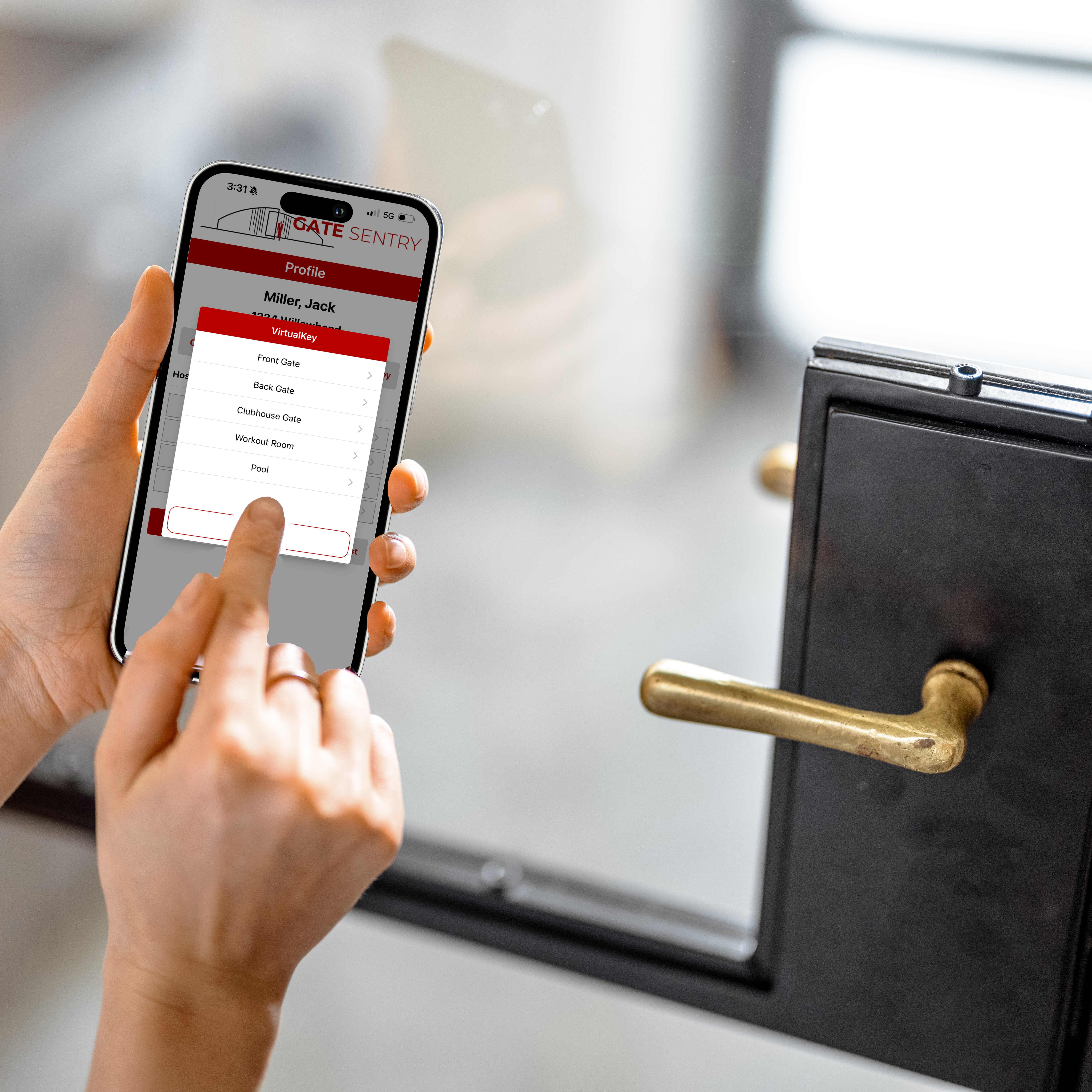 Gate Sentry resident app and web portal